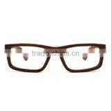 Cheap Promotional Plastic Logo Printing Rosewood Square Frame Plain Sunglasses thumbnail-2