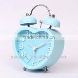 Supply Creative Retro Twin Bell Alarm Clock / Heart-shaped Alarm Clock