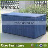 Synthetic Rattan Cushion Storage Box thumbnail-1