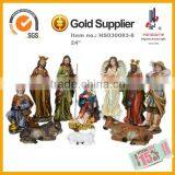 24 Inch Outdoor Decoration Handmade Religious Items Resin Nativity Figurines thumbnail-1