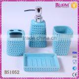 Simple Design 4 Pcs Ceramic Hotel Bathroom Set thumbnail-1