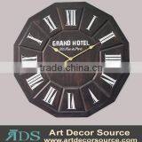 Irregular 80"D Antique Black Metal Clock Wall Decorative thumbnail-1
