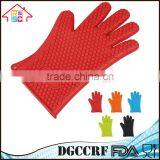 NBRSC Heat Resistant Silicone Glove Cooking BBQ Oven Pot Holder Mitt Kitchen Finger Gloves thumbnail-2