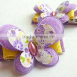 New Products 2017 China Wholesale Artificial Flower Butterfly Clothespins Pegs Felt Decoration
