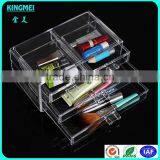 Acrylic Clear Makeup Organiser Cosmetic Storage 4 Drawers Jewellery Box thumbnail-1