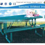 (HD-19407)Dark Green Stainless Steel Bench Seat thumbnail-1