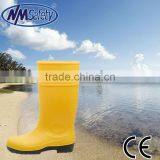 NMSAFETY pvc safety boot/cheap pvc boot/yellow pvc rain boots