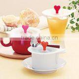 Fda Universal Silicone Drink Cup Lids Tea Cup Cover Lids With Scoop thumbnail-6