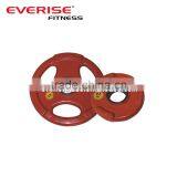 3 Hole Olimpic Plate / Color Weight Plate / Vinyl Weight Plate / 5 kg Weight Plate thumbnail-1