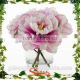 China Factory Hot Sale Artificial Flower Real Touch Peony thumbnail-2