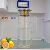 Big Volume Glass Bottle Glass Jug Glass Decanter With Memtal Cap for Kitchen Resturant and Hotel thumbnail-2