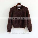 2016 Customized Manufacture Fashionable Wholesale Korean Style Women Spring Autumn Winter Plain Color Ladies Sweater thumbnail-5