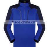 2016 New Long Sleeve Zipper Collar Jerseyes Climbing Hiking Running Camping T-shirt thumbnail-4