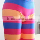 New! Fashion Woman Legging Manufacturer/ Jacquard Strip Leggings thumbnail-1