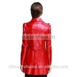 New Fashion PU Leather Jacket For Women thumbnail-2