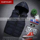 Custom Winter Warm Thick Down Jacket Pullover Waistcoat for Men thumbnail-2