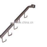 Metal Waterfall Powder Coating Wall System Post 5 Hooks Faceout Slatwall Bracket thumbnail-1