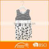 Stripe Print Summer Sleeveless Baby Party Dress thumbnail-1