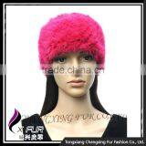 CX-E-10G Knitted Women Head Scarf Mink Fur Stretch Elastic Headband thumbnail-4