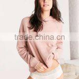 2017Mgoo Fashion Custom Plain Color Hoodie Sweatshirt With Long Sleeves Sexy Women Fleece Hoodies Super Comfy thumbnail-6