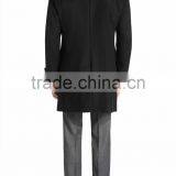 High Neck Men Long Plus Size Winter Wool Coat,Wool Overcoats for Men thumbnail-2