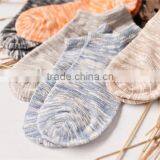 New Spring Summer Vintage Shallow Mouth Cotton Boat Socks Casual Quality Breathable Invisible Sports Sock For Men thumbnail-2