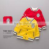 S16363A Children Coats Hot Sale Baby Boys and Girls Baseball Jacket thumbnail-1