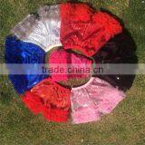 Hot Sale Fashion Girl Glitter Short Many Colors Sequin Shorts for Grils Ruffle Shorts thumbnail-1