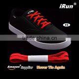 Amazing Extension and Hardly Pop Out Never Need Tie Shoelaces Replacement for Adults Kids Athletes Seniors Handicapped - White thumbnail-4