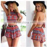 Fashion Short Sleeve Floral Print Dress for Women China Factory OEM Wholesale Low MOQ 2016 thumbnail-3