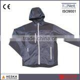Autumn Softshell Hooded Outdoor Mens Travel Knitted Jacket thumbnail-1