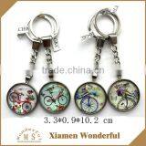 Top Quality Tourist Souvenir Custom Glass Keychain for Promotion thumbnail-1