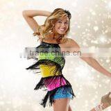 2015 Colorful Latin Dress-New Fashion Adult Latin Stage Costumes-for Best Stage Show thumbnail-1
