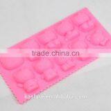 Wholesale High Quantity Eco-friendly Hello Kitty Shape Silicone Chocolate Mould,soap Mold,diy Cake Mould thumbnail-1