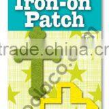 Mini Iron on Felt Patch Colorful Cross Fashion Accessories