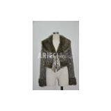 Faux fur coat, fake fur jacket, artificial fur garment(AR-2068)