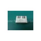 90 Degree Tab-Down Rj45 , 2 Port 1x2 Vertical Rj45 With Integrated Magnetics