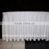 Polyester Wedding Table Skirting Table Linen for Wedding