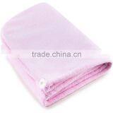 Microfiber Hair Drying Towel Wrap , Towel Shower Hat thumbnail-3