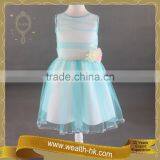 Aqua Cocktail New Year Kids Girls Summer Dress thumbnail-6