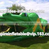 Hot Sale Gavial Inflatable Obstacle Course, Inflatable Game, Inflatables ID-OB017