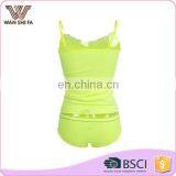 Tight Belly in Fluorescent Yellow Comfortable Nylon Stylish Women Camisole thumbnail-3