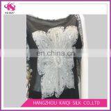 2017 Hot Sale Ladies' Fashion Silk Imitation Polyester Bordered Printed Casual Wear Sleeveless Mini Dress thumbnail-5