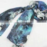 Fashion Digital Printing Silk Scarf (Shaoxing Manufacture)