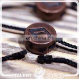 Custom Private Engraved Brand Name Logo Printed String Seal Metal Hang Tag thumbnail-4