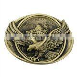 Good Quality Wholesale Zinc Alloy Metal Angle Wings and Heart Cowboy Belt Buckle thumbnail-4