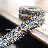 Fashion Design Jewelry Sticker Ribbon Iron on Tape Rhinestone Transfer thumbnail-2
