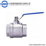 Direct Factory BSP Thread End 1000PSI 316 Stainless Steel Two Piece Ball Valve