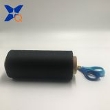 black carbon inside conductive nylon filaments 40D/6F(outer ring) interminging with black polyester DTY filaments 100D