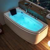 New design portable single massage factory price whirlpool indoor bathtub